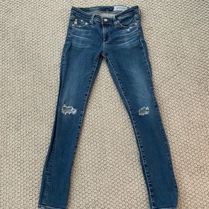 AG Ankle skinny jeans size 25